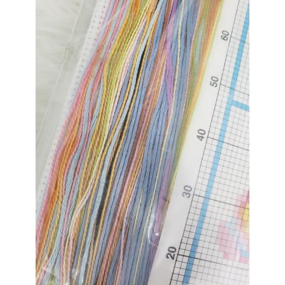 Vintage Sunset Counted Cross Stitch Dimensions BABY KEEPSAKE NURSERY NEWBORN - Picture 5 of 5